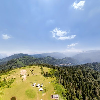Rize Plateaus Aerial Views
