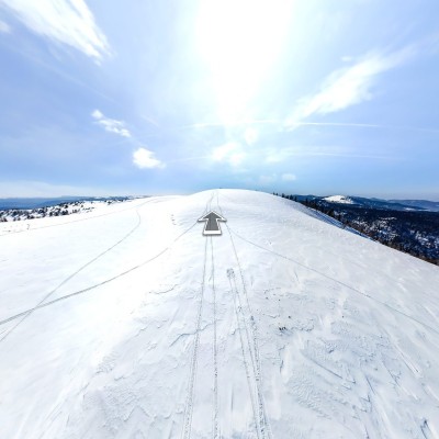 Kardüz Plateau Air View (Winter)
