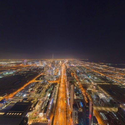 Dubai Şehir Merkezi Gece