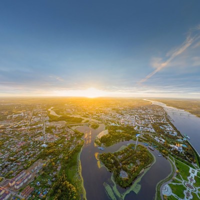 Volga and Kotoros Rivers